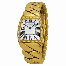 Cartier La Dona Diamond 18kt Yellow Gold Large Ladies Watch WE60020H