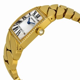 Cartier La Dona Diamond 18kt Yellow Gold Large Ladies Watch WE60020H
