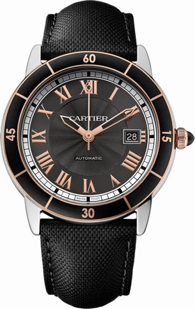 Cartier Ronde Croisiere Gray Dial Automatic Men's Watch W2RN0005