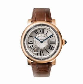Cartier Rotonde de Cartier Astrotourbillon 18 kt Rose Gold Men's Watch W1556205