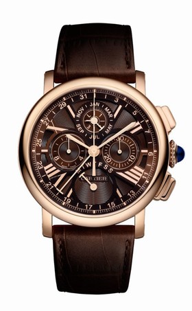 Cartier Rotonde de Cartier Manual Wind Perpetual Calendar 18 kt Rose Gold Men's Watch W1556225