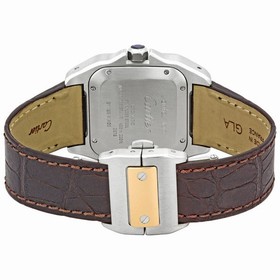 Cartier Santos 100 18kt Rose Gold and Steel Midsize Watch W20107X7