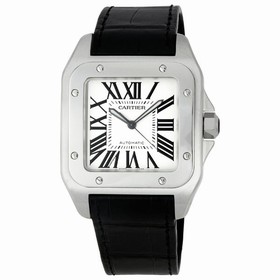 Cartier Santos 100 Steel Automatic Large Men's Watch W20073X8