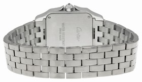 Cartier Santos Demoiselle 18kt White Gold Diamond Large Ladies Watch WF9004Y8
