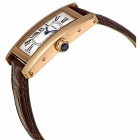 Cartier Tank Americaine 18kt Rose Gold Ladies Watch W2607456