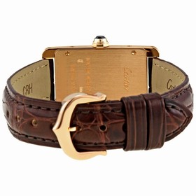 Cartier Tank Americaine 18kt Rose Gold Ladies Watch W2607456
