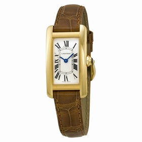 Cartier Tank Americaine 18kt Yellow Gold Ladies Watch W2601556
