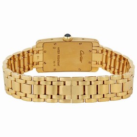 Cartier Tank Americaine 18kt Yellow Gold Ladies Watch W26015K2