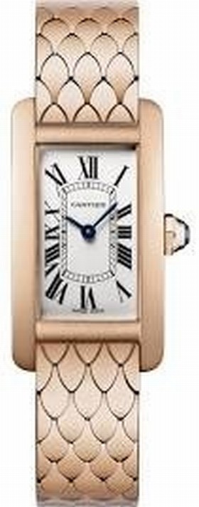 Cartier Tank Americaine Silver Dial Ladies Watch W2620031