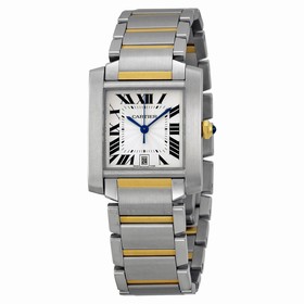 Cartier Tank Francaise 18kt Yellow Gold and Steel Men's Watch W51005Q4