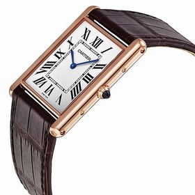 Cartier Tank Louis Manual Wind 18k Rose Gold Men's Watch W1560017