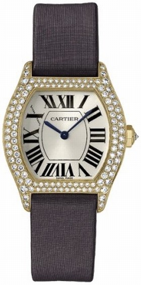 Cartier Tortue 18k Yellow Gold Ladies Watch WA504831