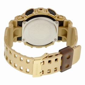 Casio G Shock Black Dial Gold-Colored Resin Men's Watch GA110GD-9B