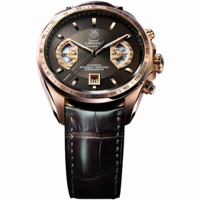 TAG Heuer Grand Carrera Calibre 17 RS Chronograph Gold / Brown (CAV514C.FC8171)