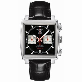 TAG Heuer Monaco Calibre 12 Black / Silver (CAW2114.FC6177)