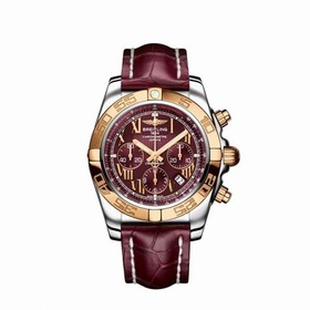 Breitling Chronomat 44 Two Tone / Burgundy / Roman (CB011012.K523)