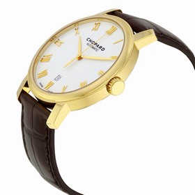 Chopard Classic Automatic White Dial 18kt Yellow Gold Men's Watch 161278-0001
