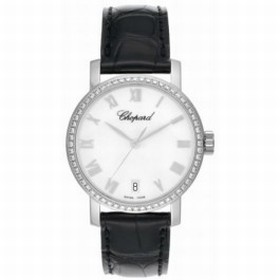 Chopard Classic White Dial 18 Carat White Gold Men's Watch 134200-1002