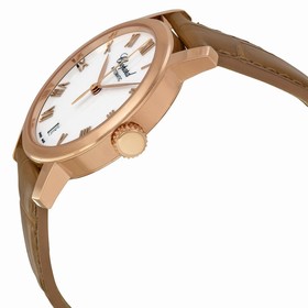 Chopard Classic White Dial 18kt Rose Gold Automatic Ladies Watch 124200-5001