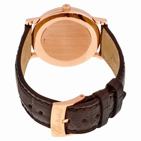 Chopard Classic White Dial Rose Gold Alligator Leather Ladies Watch 163154-5001DBR