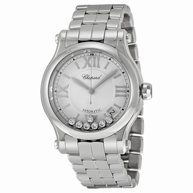 Chopard Happy Sport Automatic Silver Dial Stainless Steel Watch 278559-3002