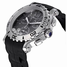 Chopard Happy Sport Black Dial Chronograph Mens Watch 288499-3011