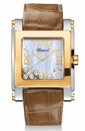 Chopard Happy Sport Diamond Two-tone Ladies Watch 28/8471