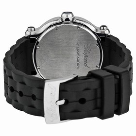 Chopard Happy Sport Floating Diamonds Black Dial Ladies Watch 278551-3002