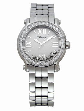 Chopard Happy Sport Floating Diamonds Ladies Watch 27/8478-2001