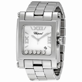 Chopard Happy Sport Square Diamond Ladies Watch 28/8467