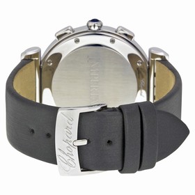 Chopard Imperiale Automatic Silver and Mother of Pearl Dial Black Satin Men's Satin Strap Watch 388549-3001BKSAT