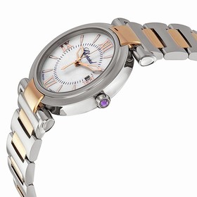 Chopard Imperiale Mother of Pearl Dial Stainless Steel and 18kt Rose Gold Ladies Watch 388541-6002