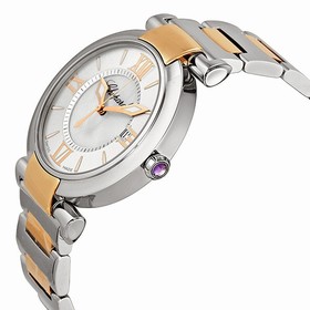 Chopard Imperiale Silver Dial 18k Rose Gold and Steel Ladies Watch 388532-6002