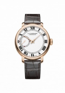 Chopard L.U.C 1963 White Porcelain Dial 18k Rose Gold Automatic Men's Watch