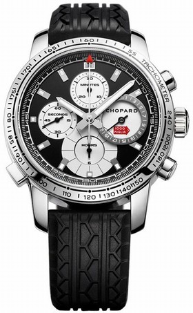 Chopard Mille Miglia Black Dial Black Rubber Men's Watch 168995-3002