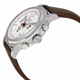 Chopard Mille Miglia Chronograph White Dial Brown Leather Men's Watch 168511-3036