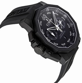 Corum Admiral Cup Seafender Black Dial Automatic Rubber Men Watch 753.231.95/0371 AN13