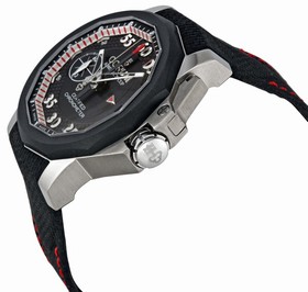 Corum Admirals Cup Automatic Black Dial Black Fabric Men's Watch 96110104F231AN14