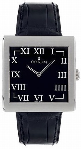 Corum Buckingham Steel Black Men's Watch 157 181 20 0001 BN42