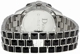 Dior Christal Chronograph Diamond Black Dial Watch CD11431CM001