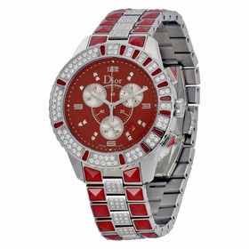 Dior Christal Sapphire/Diamond Chrono Watch CD11431FM001