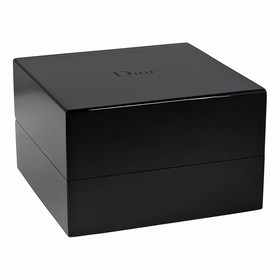Dior VIII Black Dial Black Ceramic Ladies Watch CD1245E7C001