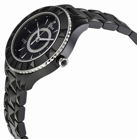 Dior VIII Diamond Black Ceramic Ladies Watch 1231E0C002