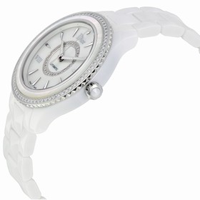 Dior VIII White Mother of Pearl Dial Ceramic Ladies Watch CD1245E9C001
