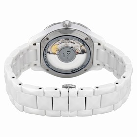 Dior VIII White Mother of Pearl Dial Ceramic Ladies Watch CD1245E9C001