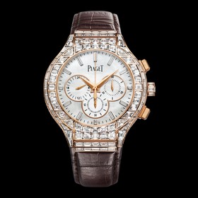 Piaget Polo 44 Chronograph Pink Gold Diamond (G0A38102)