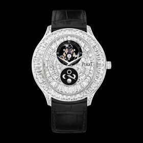 Piaget Gouverneur Tourbillon Moonphase White Gold Full Diamond (G0A38117)