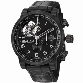 Graham Silverstone Tourbillograph Black Automatic Men's Watch 2TSAB.B02A.C114H