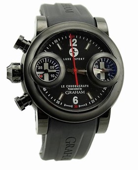 Graham Swordfish Black Dial Chronograph Men's Watch 2.SWAB.B34L.K06