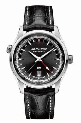 Hamilton Jazzmaster GMT 42mm Black Dial (H32695731)